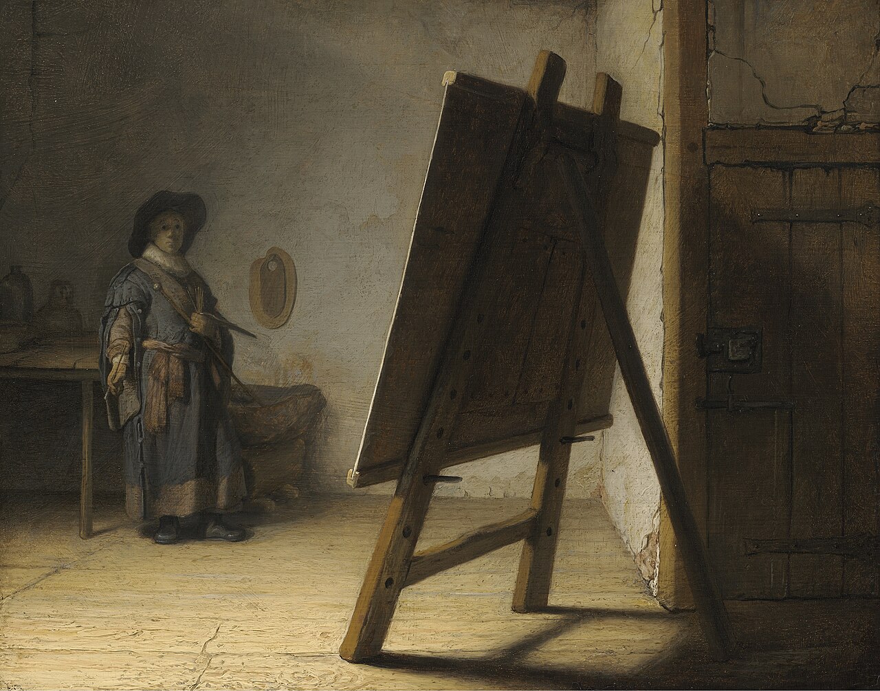 Rembrandt, The Artist in His Studio (1628)