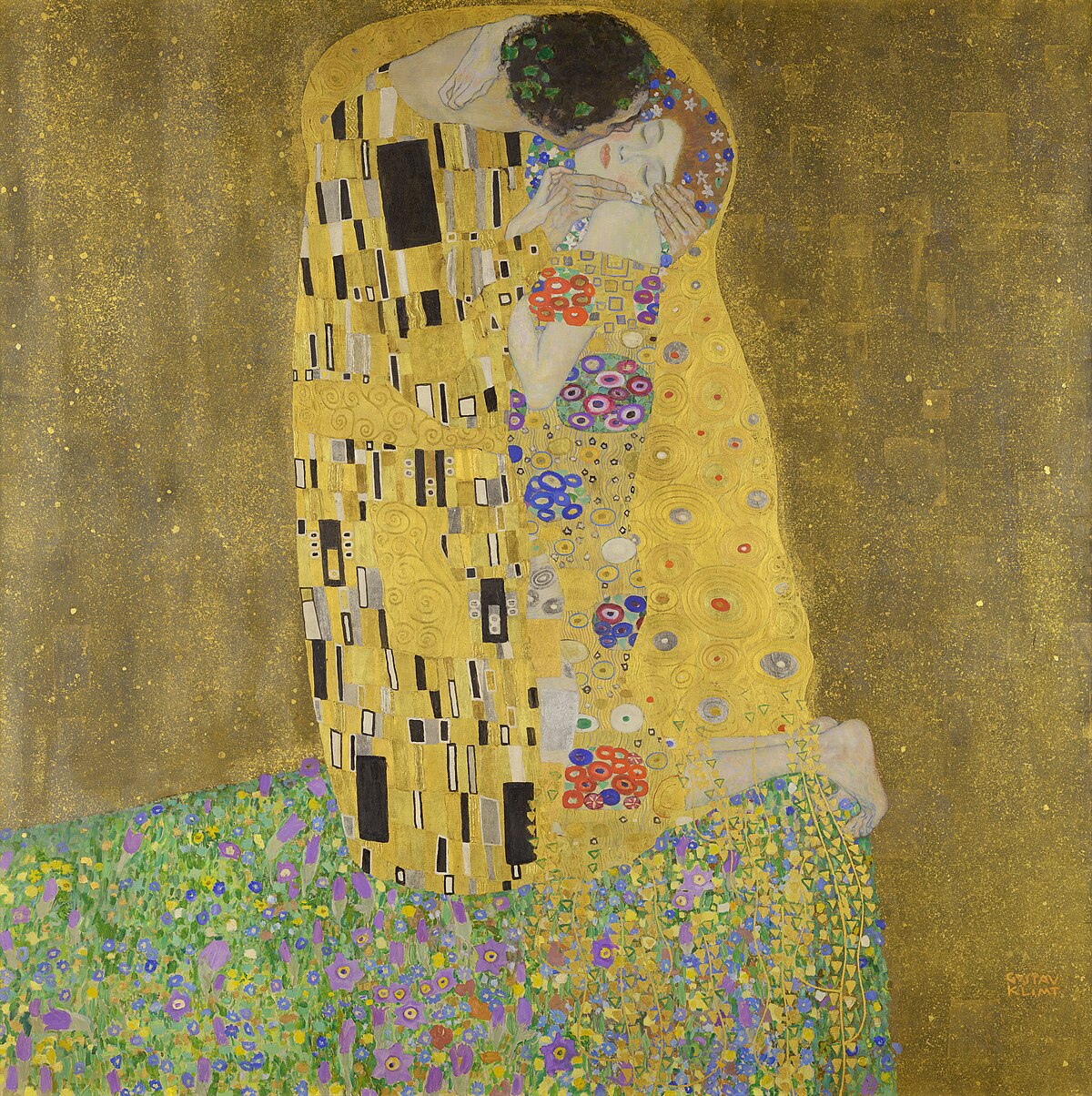 Gustav Klimt, Le Baiser (1907-1908)